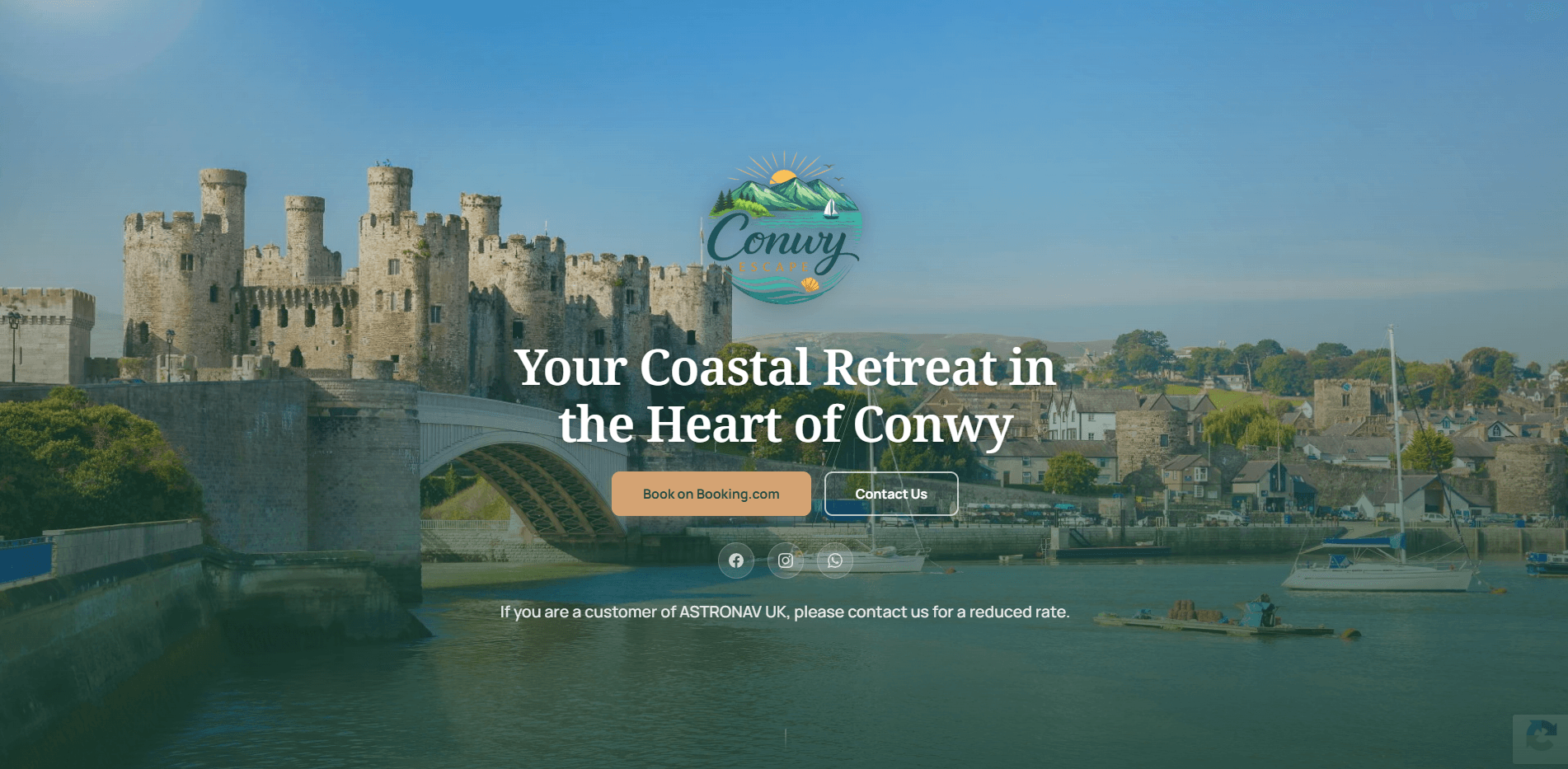Conwy Escape website