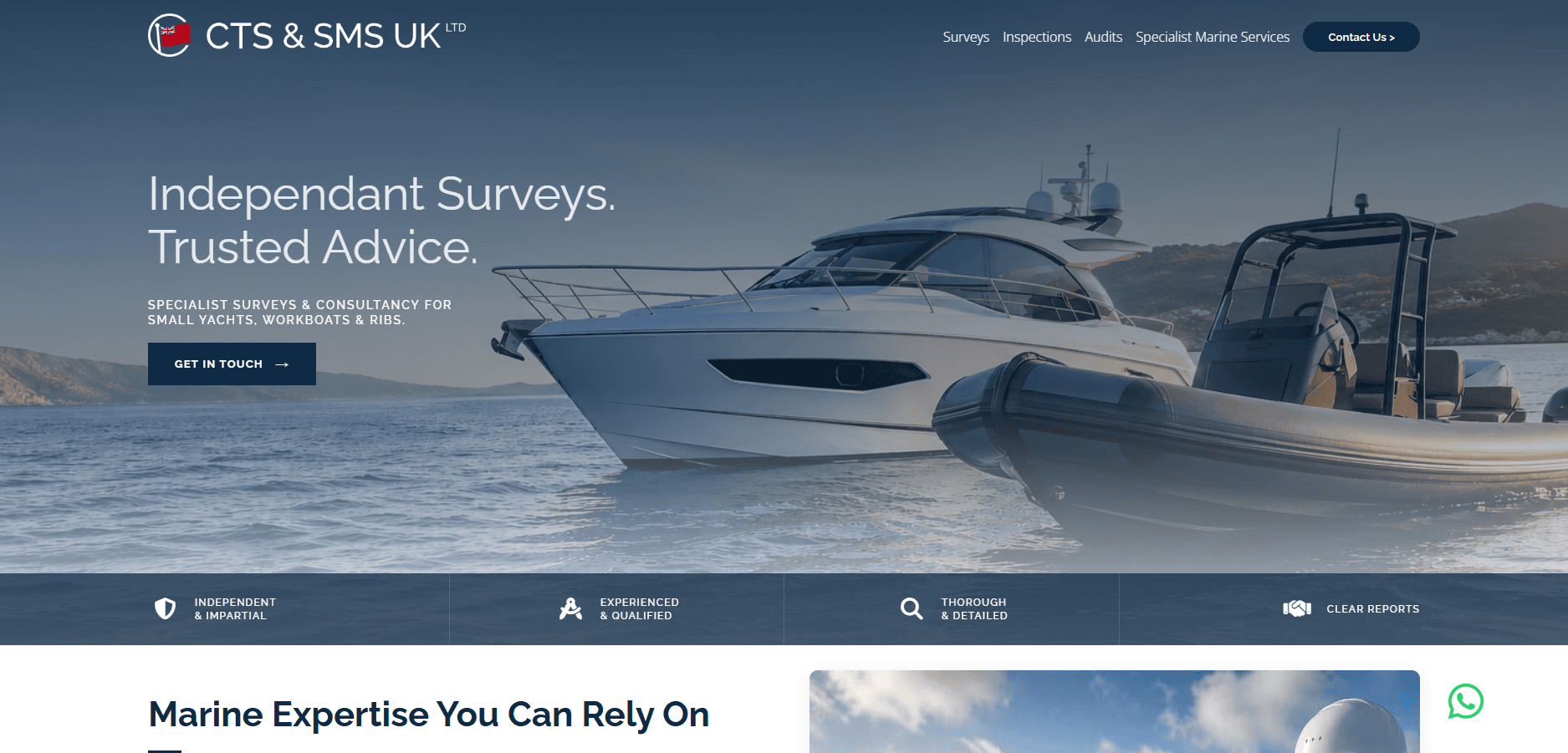 CTS & SMS UK website